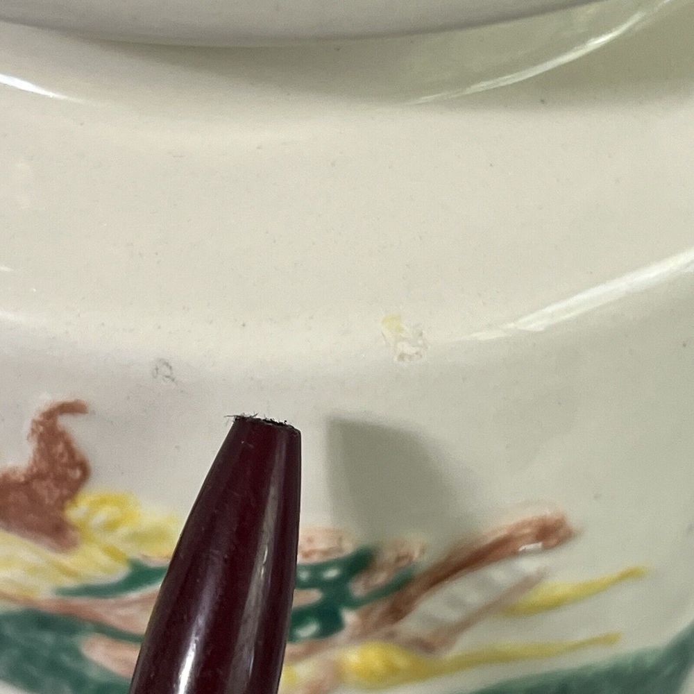 VINTAGE Ming Dragon Lidded Ceramic Vase Apothecary Pot Asian White and Green - Picture 11 of 16